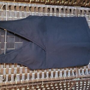 Lululemon Athletica Black V-Neck Tank Top